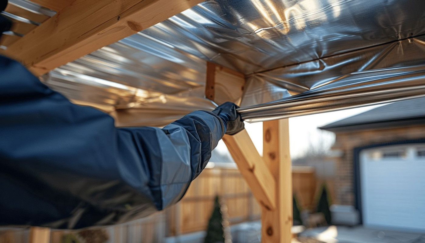 Divers - Protéger sa pergola de la pluie : méthodes pour recouvrir une structure en aluminium ou en bois